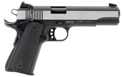 GSG GSG2210M1911S M1911  22 LR 5″ 10+1 Black Hardcoat Anodized Stainless Steel Polished Slide Black Polymer Grip