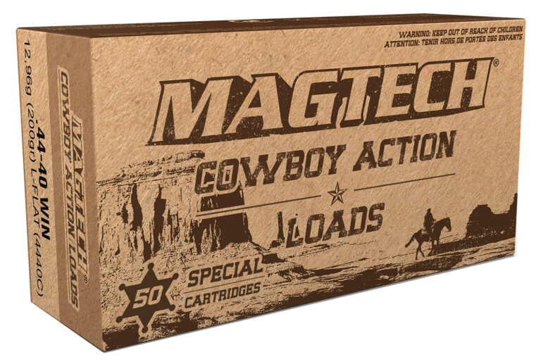 SPORT SHOOTING 44-40 WINCHESTER AMMO COWBOY ACTION 44-40 WINCHESTER 200GR LEAD FLAT NOSE 50/BOX