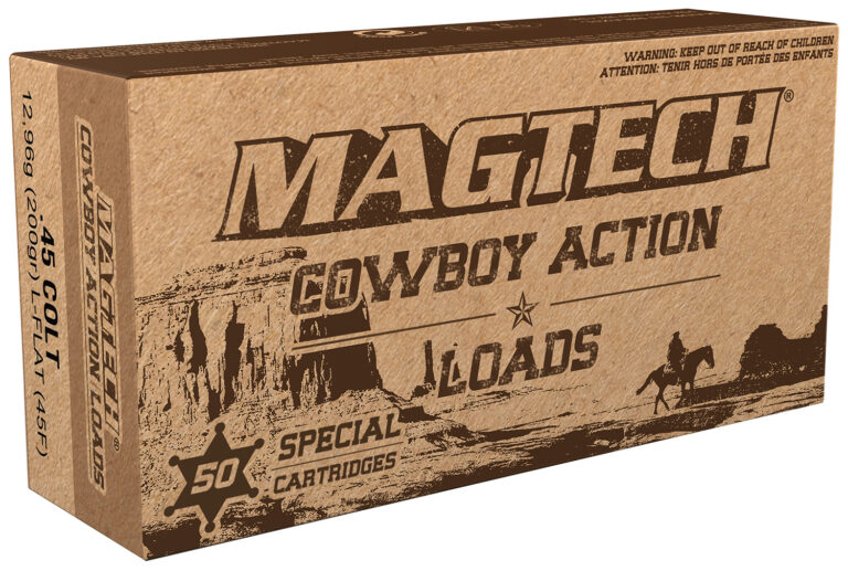 Magtech 45F Cowboy Action 45 Colt (LC) 200 gr Lead Flat Nose (LFN) 50 Bx/ 20 Cs