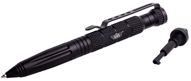 Uzi Accessories UZITACPEN6BK Tactical Pen 6" 1.6 oz Black