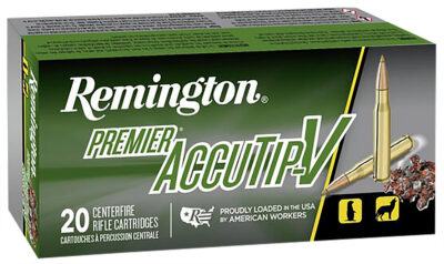 Remington Ammunition PRA17FB Premier Accutip-V 17 Rem Fireball 20 gr AccuTip-V 2