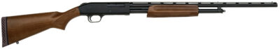 Mossberg 50104 500 All Purpose Full Size 410 Gauge Pump 3″ 5+1 24″ Blued Vent Rib Barrel, Blued Integral Scope Mount Steel Receiver, Fixed Hardwood Stock, Right Hand