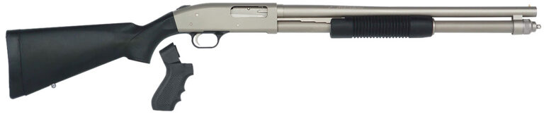 MOSSBERG 590 MARINER 12G 8+1 20" SILVER MARINECOTE, PSTL GRP KIT