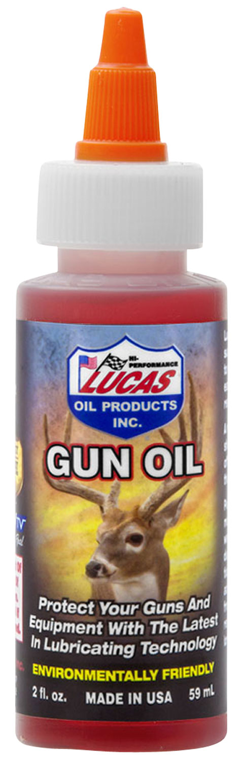 Lucas Oil 10006 Lucas Gun Oil Cleans, Lubricates, Prevents Rust & Corrosion 2 oz Squeeze Bottle