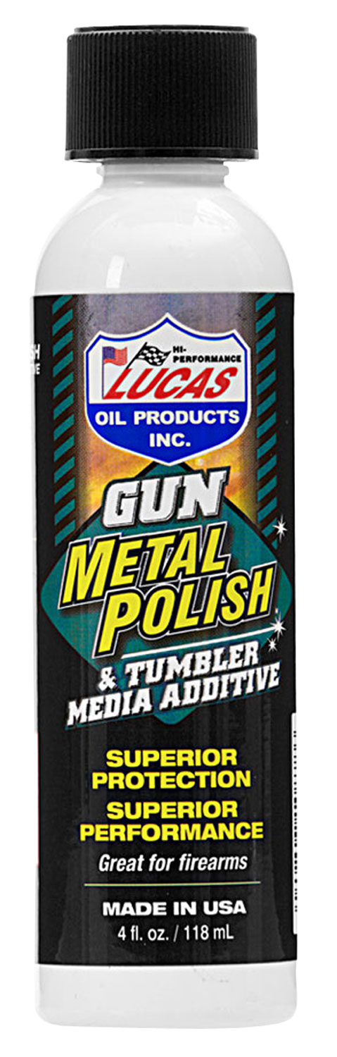 Lucas Oil 10878 Gun Metal Polish 4 oz Bottle