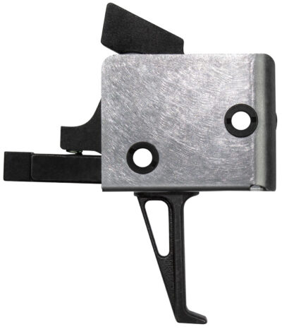 CMC Triggers 92503 Drop-In  Single-Stage Flat Trigger w/ 4-4.50 lbs Draw Weight & Black/Silver Finish