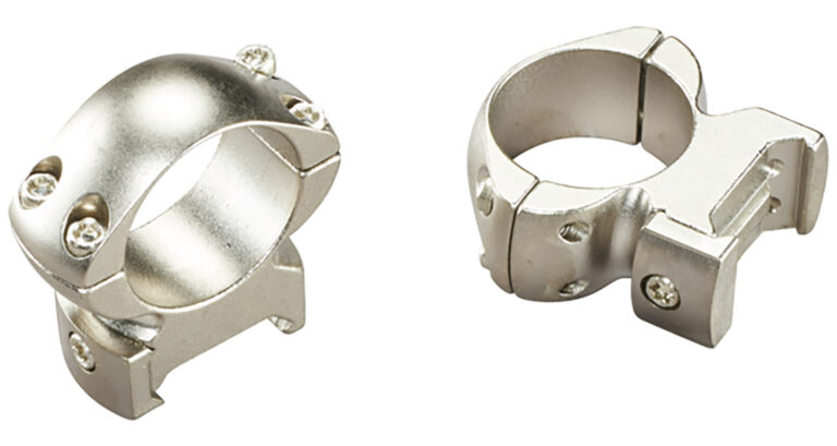 Weaver Grand Slam Steel Rings Silver 1" High Clamshell Pack