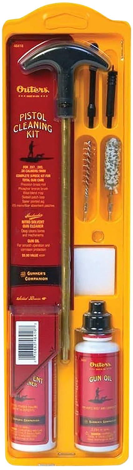 Outers 46410 Pistol Cleaning Kit Universal Pistol Cleaning Kit