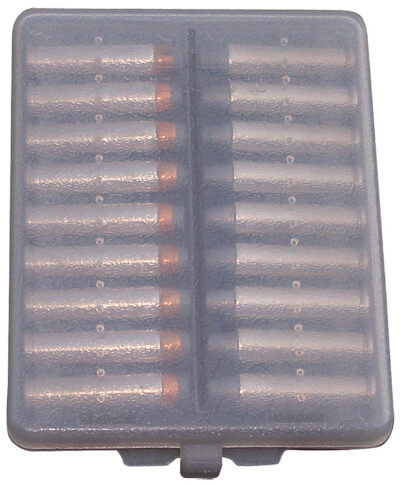 MTM Case-Gard W183841 Ammo-Wallet  Handgun Multi-Caliber 18rd Clear Smoke Polymer