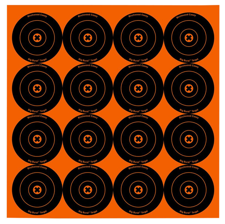 BIG BURST 3" - 48 BULL'S-EYE TARGETS - 3-PK