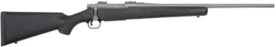 Mossberg 28007 Patriot  Full Size 308 Win 5+1 22″ Stainless Cerakote Fluted Barrel, Stainless Cerakote Receiver Drilled & Tapped, Black Fixed Synthetic Stock, Right Hand