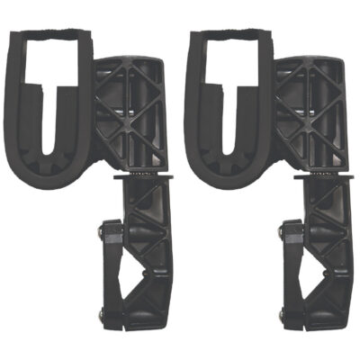 Rugged Gear 10100 Single Hook Gun Mount  Rifle/Shotgun Black Nylon 2 Pack