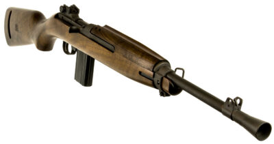 Inland MFG ILM170 M1 Jungle Carbine  30 Carbine 15+1 16.25″ Threaded Barrel w/Conical Flash Hider, Black Metal Finish, Round Bolt, Walnut Stock