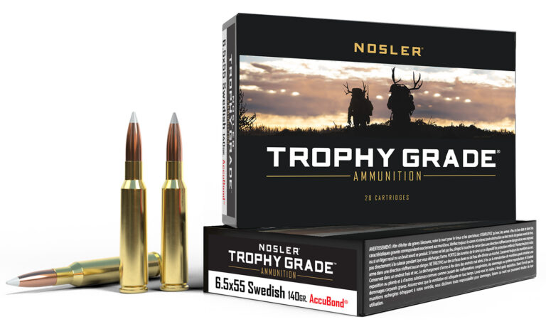 Nosler 60022 Trophy Grade 6.5x55 Swedish 140 gr AccuBond 20 Bx/ 10 Cs