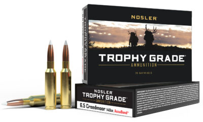 Nosler 60080 Trophy Grade  6.5 Creedmoor 140 gr AccuBond 20 Bx/ 10 Cs