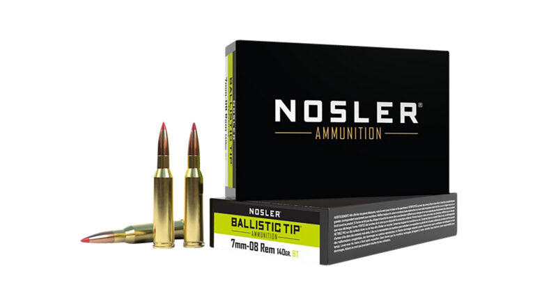 Nosler Ballistic Tip Rifle Ammunition 7mm-08 Rem. 140 gr. BT SP 20 rd.