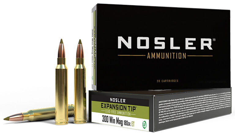 Nosler Expansion Tip Rifle Ammunition 300 Win. Mag. 180 gr. ET SP 20 rd.