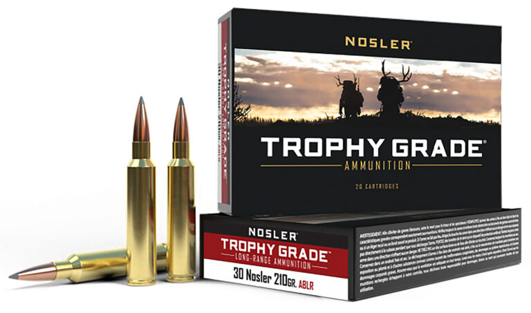 Nosler 60118 Trophy Grade Long Range 30 Nosler 210 gr AccuBond Long Range 20 Bx/