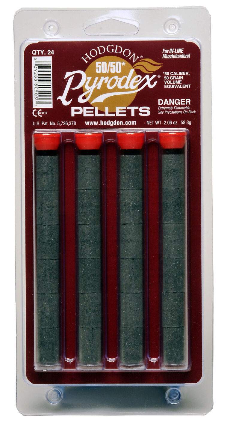 Hodgdon BP5050 Muzzleloading Pyrodex 50/50 Pellets 50 Gr 24 per Card