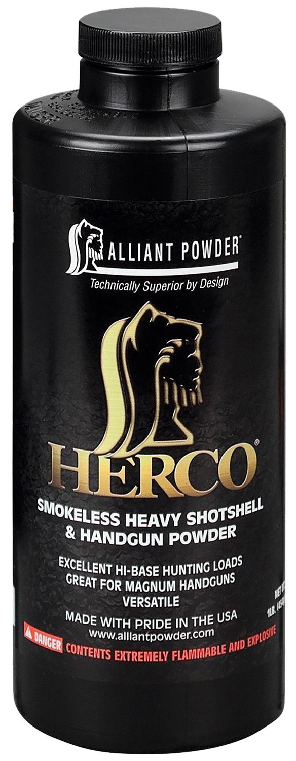 Alliant 150618 Herco Smokeless Heavy Shotgun/Pistol Powder 1lb 1 Canister