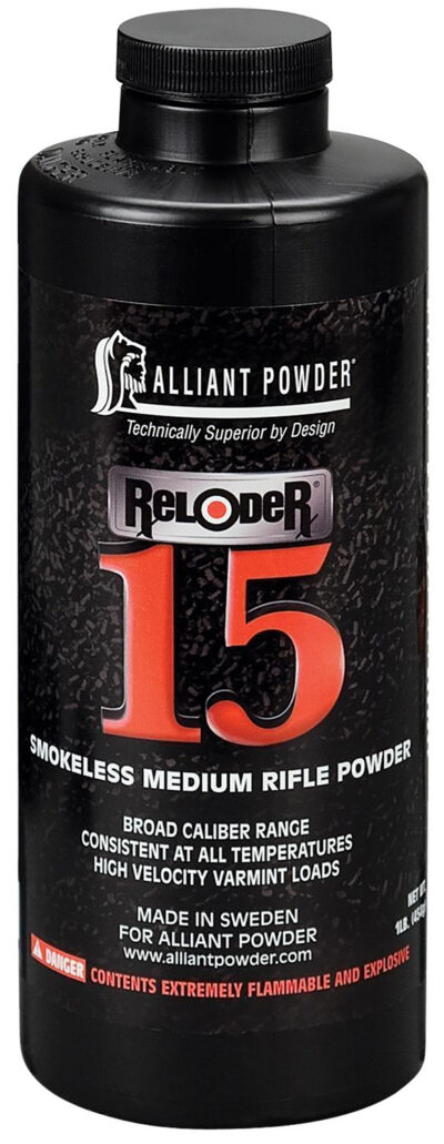 Alliant 150644 Reloder 15 Smokeless Medium Rifle Powder 1lb 1 Canister