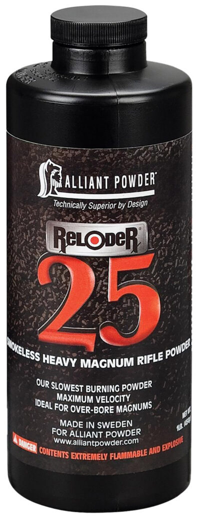 Alliant 150650 Reloder 25 Smokeless Heavy Magnum Rifle Powder 1lb 1 Canister
