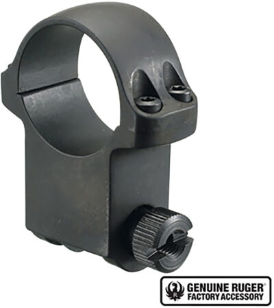 RUGER SCOPE SINGLE RING 1″ X-HIGH 1.187 HEIGHT MATTE BLUED
