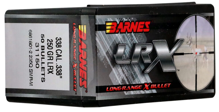 BARNES LRX 338 CALIBER (0.338'') BULLETS LRX 338 CALIBER (0.338'') BOAT TAIL 250GR 50/BOX