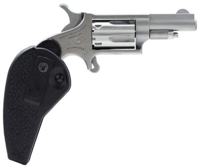 NAA MINI REVOLVER 22LR 1 5/8 SS HOLSTER GRIP