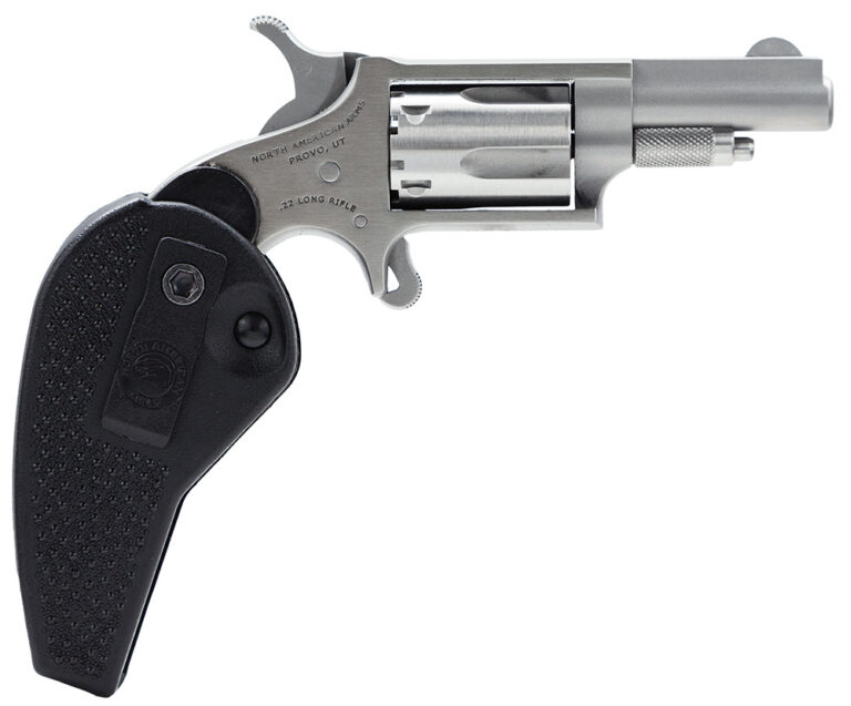 NAA MINI REVOLVER 22LR 1 5/8 SS HOLSTER GRIP
