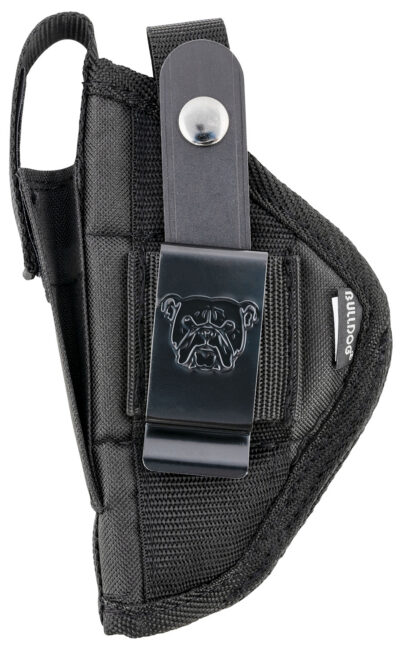 Bulldog Belt/Clip Ambi Holster Black 2 1/2-3 3/4 in bbl BULLDOG BELT/CLIP AMBI HOLSTER BLACK 2 1/2-3 3/4 IN BBL