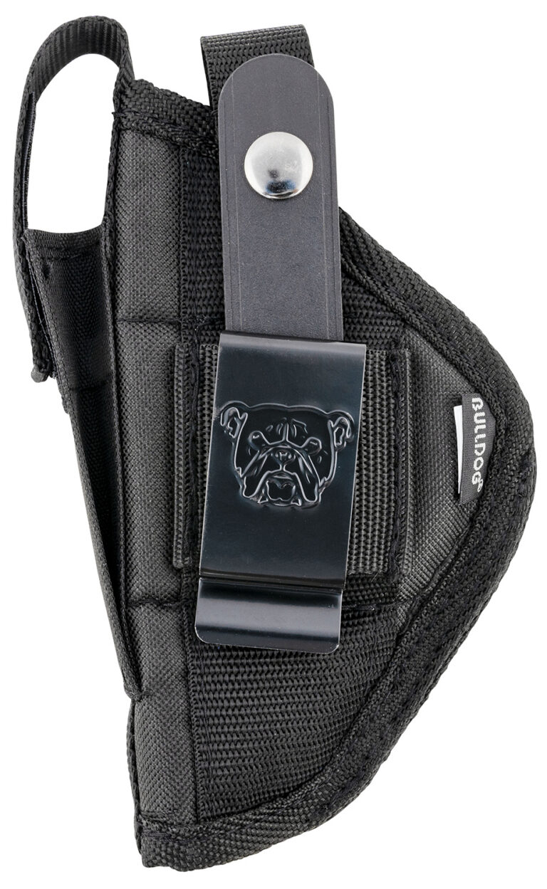 Bulldog Belt/Clip Ambi Holster Black 2 1/2-3 3/4 in bbl BULLDOG BELT/CLIP AMBI HOLSTER BLACK 2 1/2-3 3/4 IN BBL