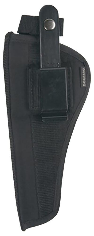 Bulldog Belt/Clip Ambi Holster Black 5-6 1/3 in bbl BULLDOG BELT/CLIP AMBIDEXTROUS HOLSTER BLACK 5-6 1/3 IN BBL
