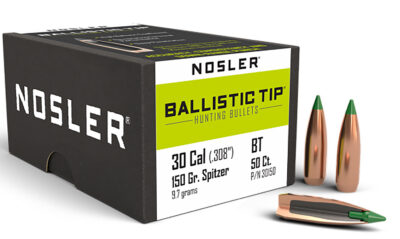 Nosler 30150 Ballistic Tip  30Cal 150gr Spitzer 50/Box