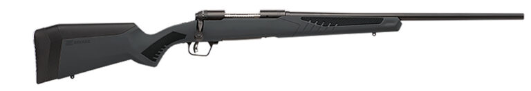 Savage Arms 57039 110 Hunter Full Size 270 Win 4+1 22" Matte Black Button-Rifled Barrel, Matte Black Drilled & Tapped Carbon Steel Receiver, Adj AccuStock Matte Gray Synthetic Stock, Right Hand