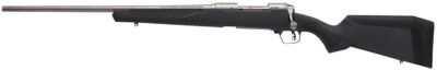 Savage Arms 57088 110 Storm Full Size 7mm-08 Rem 4+1 22″ Matte Stainless Button-Rifled Barrel, Matte Drilled & Tapped Stainless Steel Receiver, AccuStock Matte Gray Synthetic Stock, Left Hand