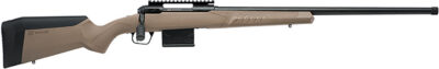 Savage Arms 57008 110 Tactical Desert 6.5 Creedmoor 10+1 24″, Matte Black Metal, Flat Dark Earth Fixed AccuStock with AccuFit