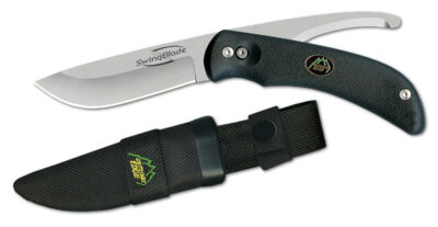 Outdoor Edge SB10N SB10N Swingblade 3.6″ Skinner/3.2″ Gut Hook Stainless Steel D