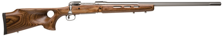 Savage 18518 12 BTCSS Bolt 22-250 Rem 26" 4+1 Laminate Thumbhole Brown Stk Stain