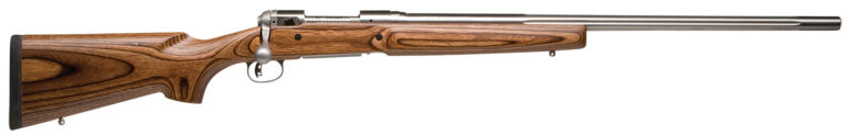 Savage Arms 18464 12 Varminter Low Profile 223 Rem 4+1 Cap 26" 1:7" Matte Stainless Rec/Barrel Satin Brown Stock Right Hand (Full Size) with Detachable Box Magazine
