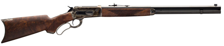Winchester Guns 534227142 1886 Deluxe 45-70 Gov 8+1 24" Satin Walnut Color Case