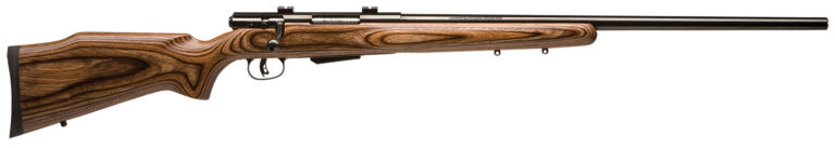 Savage 18527 25 Lightweight Varminter 204 Ruger 4+1 24" Natural Brown Matte Blac