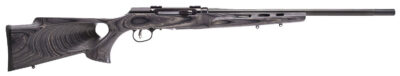 Savage Arms 47215 A Series Target Full Size 22LR 10+1 22″ High Luster Heavy Target Barrel, High Luster Drilled & Tapped Carbon Steel Receiver, Gray Thumbhole Laminate Stock, Right Hand