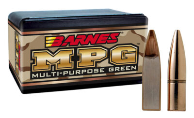 BARNES MUTLI-PURPOSE GREEN (MPG) 22 CALIBER (0.224”) BULLETS BARNES 22 CAL (0.224”) HOLLOW POINT LEAD FREE 100/BOX