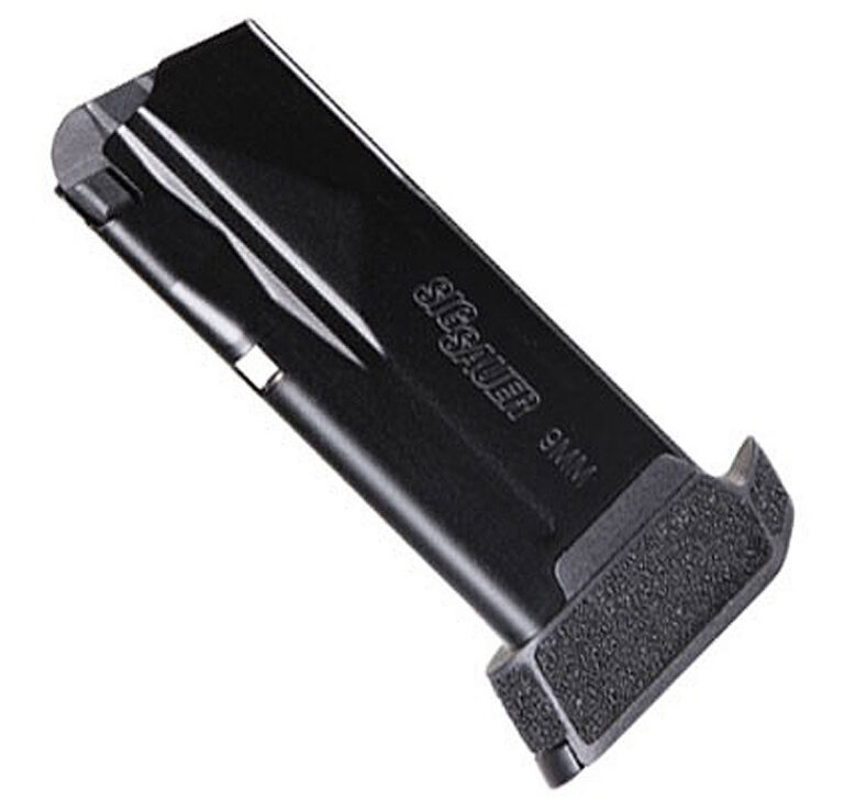 Sig Sauer P365/X/XL 9MM Luger Handgun Magazine with Finger Extension P365/X/XL Mag with Finger Extension 9MM Luger 12-Round Black 1/PACK