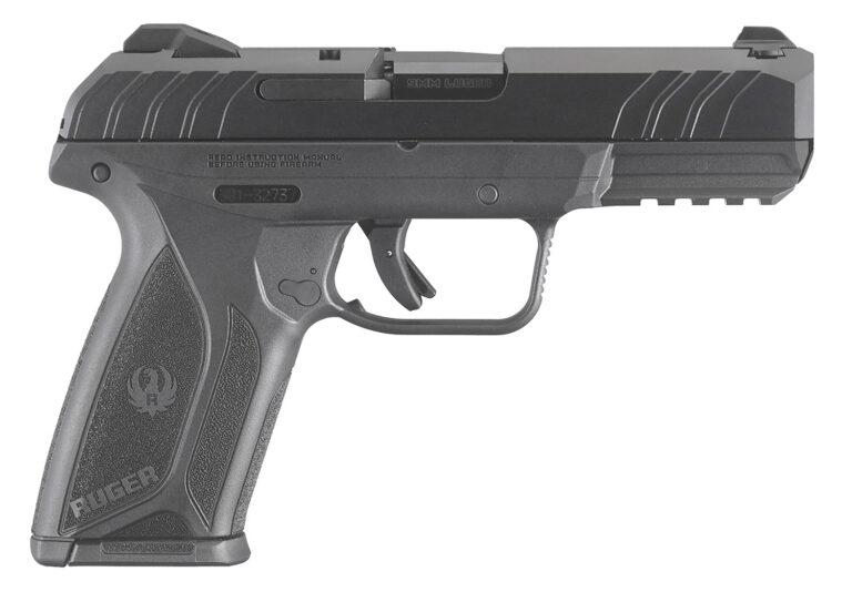 Ruger 3811 Security-9  9mm Luger 10+1 4" Black Steel Barrel, Black Oxide Serrated Steel Slide, Black Polymer Frame w/Picatinny Rail, Black Polymer Grip