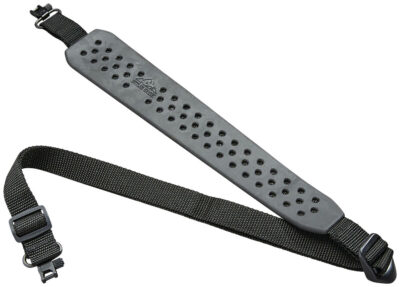 Butler Creek 81060 Comfort V- Grip Rifle Sling Black Rubber w/Nylon Strap Adjustable Design 1″ QD Swivels