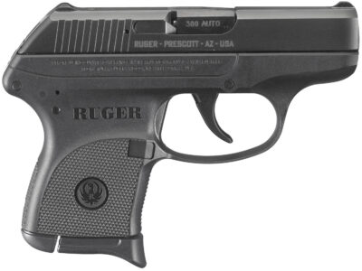 Ruger 3701 LCP  Standard Frame 380 ACP 6+1 2.75″ Black Steel Barrel, Black Oxide Serrated Alloy Steel Slide, Black Polymer Frame, Black Polymer Grip, Right Hand