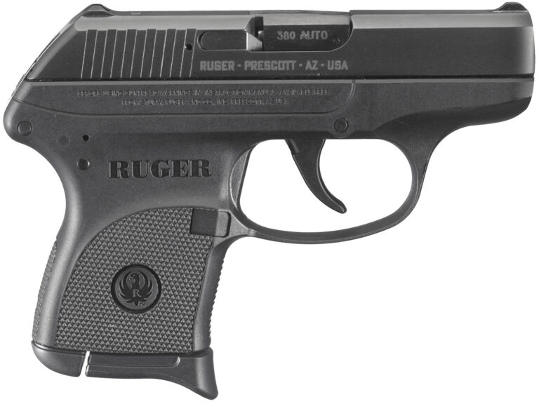 Ruger 3701 LCP Standard Frame 380 ACP 6+1 2.75" Black Steel Barrel, Black Oxide Serrated Alloy Steel Slide, Black Polymer Frame, Black Polymer Grip, Right Hand