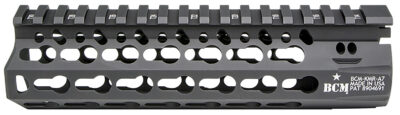 BCM KMRA7556BK KMR Alpha Handguard 7″ Keymod Style Made of Aluminum with Black Anodized Finish for AR-15
